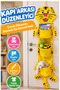 Cat Figure Children's Room Designer Bathroom Door Hanger Multi-Purpose Organizer Basket