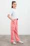 Cargo Pocket Girls' Sweatpants with Elastic Waist - 3