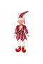 Christmas Tree Ornament Purple Gold Elf in Dress 36 cm - 4