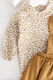 Baby Girl Velvet Dress with Shirt Baby Salopet Dress - 6