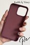 iPhone 15 Compatible Case Launch Soft Soft Velvet Silicone Cover with Logo - 2