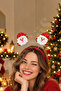 Unisex Christmas Crown - Red Santa Claus, Swinging Crown