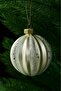Christmas Pine Tree Ornament Shiny Special Yakamoz Gold Holiday Cici Top 8cm 3-Pack - 6