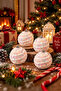 Christmas Tree Ornament Colorful Candy Ball Set of 4 6 cm