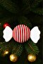 Christmas Decorative Candy Ornament 25 cm Red and White Striped - 7