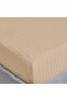3 Piece Microfiber Bed Sheet Set Fits 180 x 200 cm Soft Breathable 1 Fitted Sheet 2 Pillowcases, Beige - 4