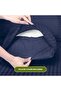 3 Piece Microfiber Bed Sheet Set Fits 180 x 200 cm Soft Breathable 1 Fitted Sheet 2 Pillowcases, Dark Blue - 6