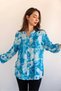 Large Size Fold Sleeve Shirt - 100% Cotton Organic Linen cty-akc-uzd1 - 5