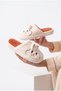 Women's Rabbit Figured Silent Sole Plush House Slippers - 7
