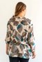 Women's Plus Size Fold Sleeve Shirt Blouse cty-akc-uzd1 100% Cotton Organic Linen - 7