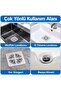 30Pcs Adhesive Disposable Sink Bathroom Kitchen Shower Drain Hair Hair Lint Collector Wire Strainer - 3