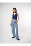 Waist Belted Bridge Belted Five Pocket Stoned Palazzo Jean Trousers Cty-Abr-2705 - 4