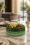 Handcrafted cut crystal mercury royal pattern luxury fruit bowl presentation piece - 6