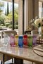 Set of 6 Tall Drink Patterned with Tassel Pattern - 3
