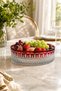 Handcrafted Cut Crystal Royal Pattern Luxury Fruit Bowl Presentation Bowl - 8