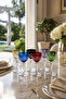 Handcrafted Cut Crystal Footed Tassel Patterned Luxury Footed Goblet 6 Pieces 165Cc - 3