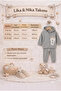 Teddy Bear Printed 100% Cotton Hooded Cardigan, Bodysuit and Pants 3-Piece Set - 7