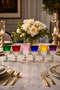 Handcrafted Cut Crystal September Pattern Footed Soft Drink Glass 280ml Suitable for Dining Table Water Glass - 6