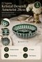 Handmade Crystal Patterned Amethist 28cm Tableware Presentation Bowl - 2
