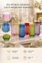 Set of 6 Tall Drink Patterned with Tassel Pattern - 2