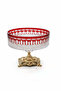 Handcrafted Cut Crystal Royal Pattern Luxury Pedestal Fruit Bowl Presentation Bowl - 5