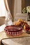 Handmade Crystal Patterned Amethist 28cm Tableware Presentation Bowl - 6