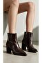 Brown Crocodile Stylish Women's Boots