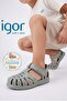 Tobby Solid Unisex Children's Gray Sandals Unisex Children's Sandals S10271