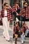 Cotton Plaid Lumberjack Shirt Oversized - 2