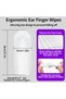 Pet Cleaning Products Ear Cleaning Wipes Ear Care Fingertips Ear Mite Removal Cat and Dog Ear Cle... - 6
