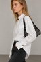 Accessory Detailed Poplin Shirt |   Mks1611120-1 - White - 3