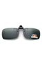One Piece Polarized Clip on Flip up Sunglasses over Prescription and Reading Glasses Frames,Men Women Compact Fit Clip In Sunglass Unisex - 2