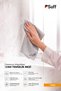 Tulpe Microfiber Glass Cleaning Cloth Large Surface Car Glass Cleaning Cloth 70X50 cm Gray - 2