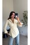 Yellow Asymmetrical Cut Buttoned Shirt