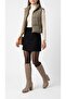 Plus-plus006-0118-2 Women's Platform Heeled Mink Suede Boots - 3
