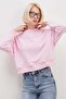 3 Threaded Basic Sleeveless Oversize Sweatshirt - 2