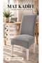 Dark Gray Matte Velvet Ultra Soft Flexible Chair Cover - High Back Chair Compatible - Full Protection