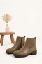 Women's Chelsea Boots with Elastic Sides and Internal Zipper, Flat Sole, Ankle Length, Comfortable Daily Winter Boots - 2