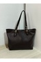 Large Size Soft Leather Women's Shoulder Bag with Belt Detail - 4