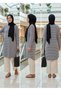 Comfortable Cut Striped Seasonal Tunic Plus Size Tunic Does Not Show under Clothes - 4