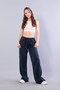 5424 Casual Pants with Elastic Waist and Pockets - 2