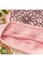 100% Cotton Girls' Tracksuit Set Acapella Floral Printed Sweatshirt Wide-Leg Pants Pink Brown - 6