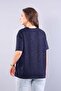 11351 stone embellished casual o-neck t-shirt - 3