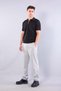 103 Polo Shirt with Zipper on the Sleeves and Striped on the Collar - 5