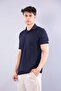 10028 Polo Collar Buttoned Ribbed Knitwear T-Shirt - 2