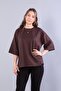 11066 side slit modal fabric loose o-neck t-shirt