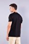 8342 Modal Overdo Written O-Neck T-Shirt - 3