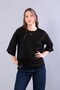 11066 side slit modal fabric loose o-neck t-shirt - 4