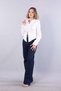 8307 (4037) multi-buttoned and gathered front shirt - 5