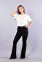 6982 (N-2802) Boat Neck Short Sleeve Tunic Blouse - 5